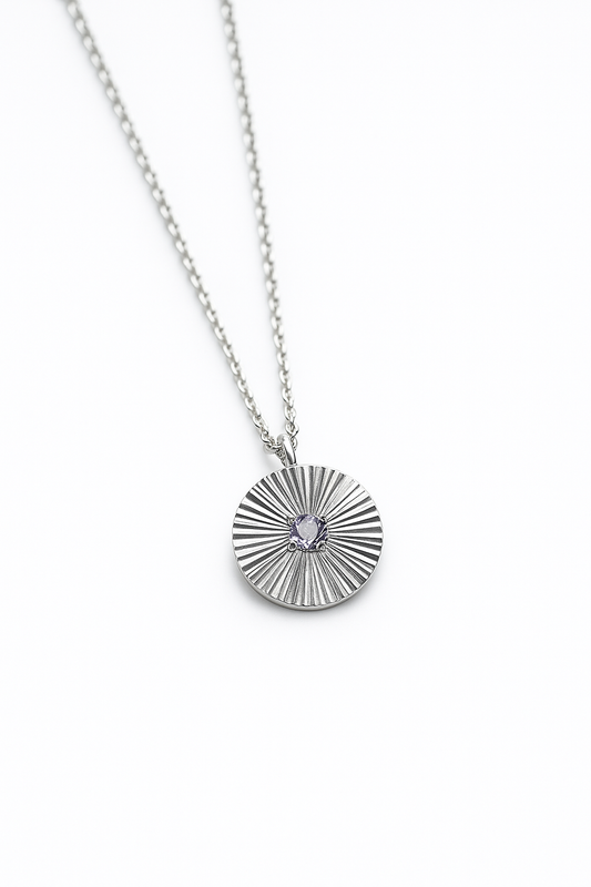 Pendentif radiance et améthyste