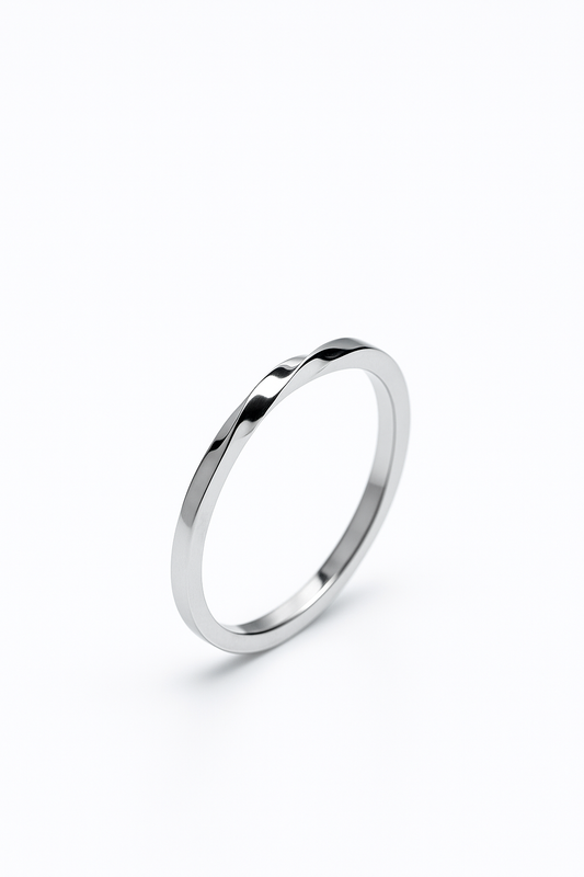 Bague torsade
